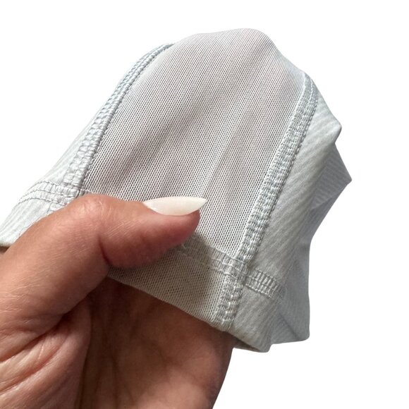 Gottex Gray Striped 7/8 High Waist Leggings Striped Women's Medium - Picture 3 of 5